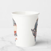 Whale Hello There! Pappbecher (Links)