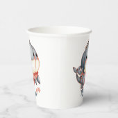 Whale Hello There! Pappbecher (Rechts)