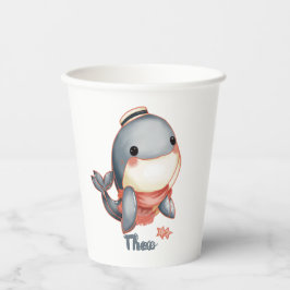 Whale Hello There! Pappbecher