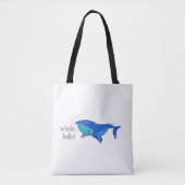 Whale Hello Tote Bag Tasche (Vorderseite)