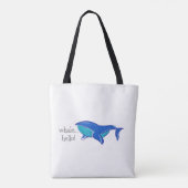 Whale Hello Tote Bag Tasche (Rückseite)