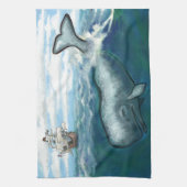 Whale Ho Geschirrtuch (Vertikal)