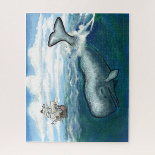 Whale Ho Jigsaw Puzzle (Vertikal)