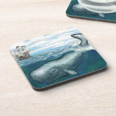 Whale Ho Untersetzer (Linke Seite)