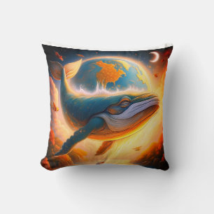 Whale Ich frage mich Kissen