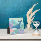 Whale Illustration Fotoplatte (InSitu)