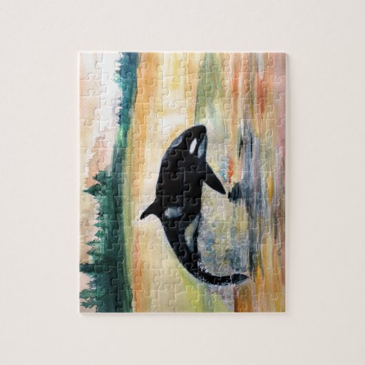 Whale im Foto Jump Puzzle mit Geschenkboxen (Vertikal)
