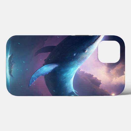 Whale in der Sky Fantasy Art Case-Mate iPhone Hülle (Rückseite (Horizontal))