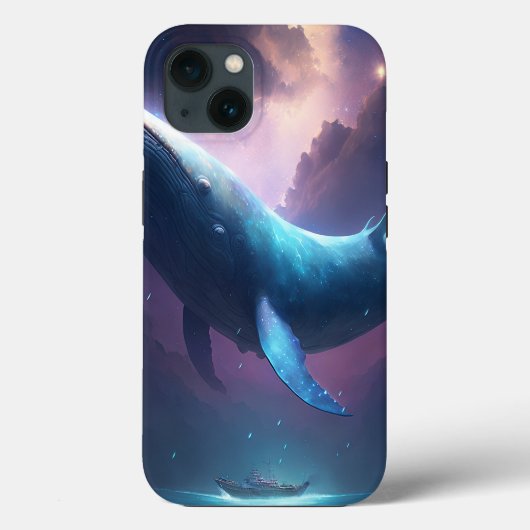 Whale in der Sky Fantasy Art Case-Mate iPhone Hülle (Rückseite)