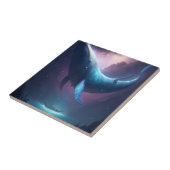 Whale in der Sky Fantasy Art Fliese (Seite)