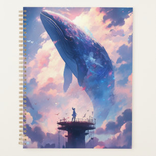 Whale in der Sky Fantasy Art Planer