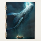 Whale in der Sky Fantasy Art Planer (Vorderseite)