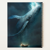 Whale in der Sky Fantasy Art Planer (Rückseite)