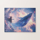 Whale in der Sky Fantasy Art Puzzle (Horizontal)