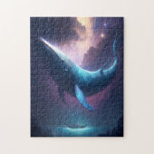 Whale in der Sky Fantasy Art Puzzle (Vertikal)