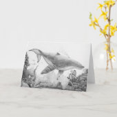 Whale Journey Generic Card Karte (Gelbe Blume)