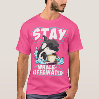 Whale Kaffee Pun Men Funny Orca T-Shirt