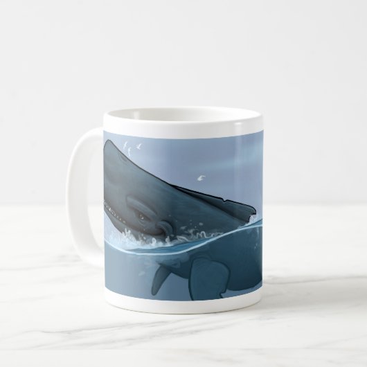 Whale Kaffeetasse (Vorderseite Links)