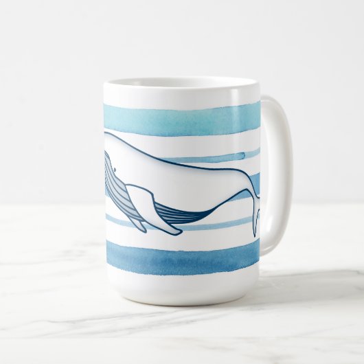 Whale Kaffeetasse (VorderseiteRechts)