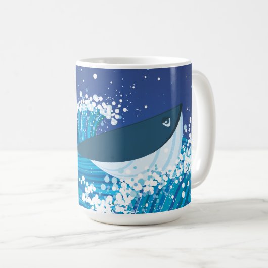 Whale Kaffeetasse (VorderseiteRechts)