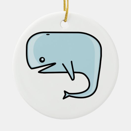 Whale Keramikornament (Vorne)