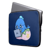 Whale Laptop-Hüllen Laptopschutzhülle (Vorderseite Links)