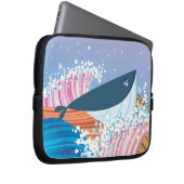 Whale Laptopschutzhülle (Vorne Rechts)