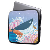 Whale Laptopschutzhülle (Vorderseite Links)