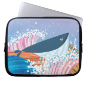 Whale Laptopschutzhülle (Vorderseite)