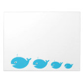 Whale Large Notizblock (Vorderseite)