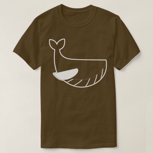 Whale Lineart T-Shirt (Design vorne)