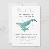Whale Little Squirt Baby Shower