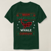 Whale Lover Xmas Geschenk Niedlich Whale Ugly Chri T-Shirt (Design vorne)