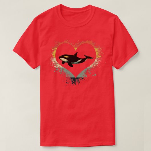 Whale Lovers Orca T-Shirt (Design vorne)