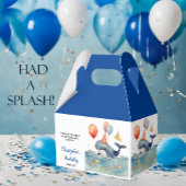 Whale macht einen Splash Boys zum Geburtstag Geschenkschachtel