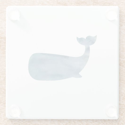 Whale Marble Stone Untersetzer (Rückseite)