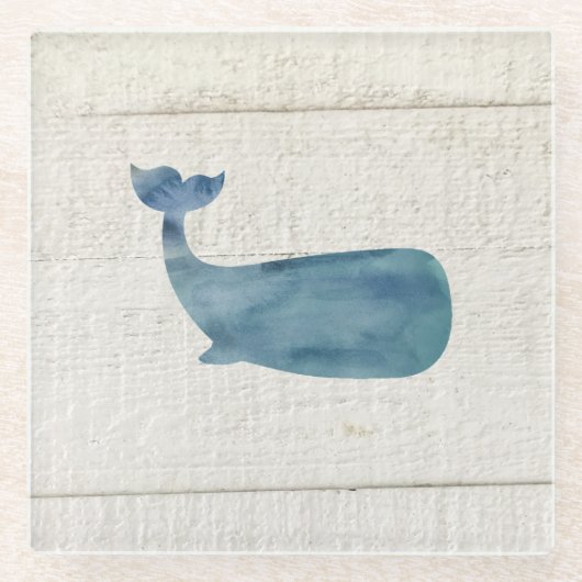 Whale Marble Stone Untersetzer (Vorderseite)