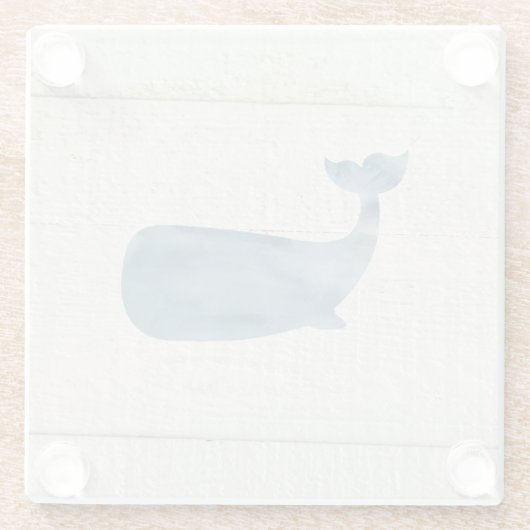 Whale Marble Stone Untersetzer (Rückseite)