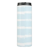 Whale Monogram Beach Wasserfarbe Thermosbecher (Rückseite)