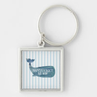 Whale Nantucket Island Established Button Schlüsse