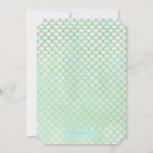 Whale Nautical Baby Shower Einladung (Rückseite)