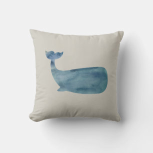 Whale Nautical Ocean Throw Kissen