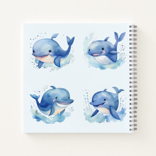 Whale Notizblock (Rückseite)