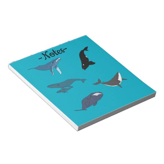 Whale Notizblock (angewinkelt)