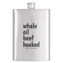 Whale Oil Beef Hook Black Typography Funny Irish