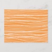 Whale Orange & Navy Blue Baby Dusche Einladungspostkarte (Rückseite)