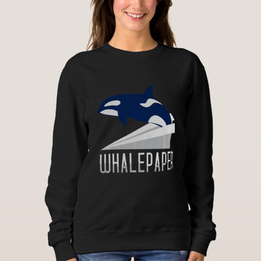 Whale Orca Sweatshirt (Vorderseite)