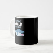 Whale Orcas alles Whale sein Alright Funny Whal Kaffeetasse (Vorderseite Links)