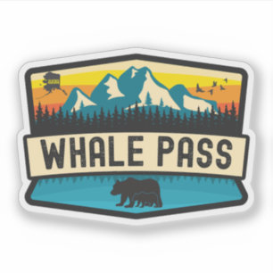 Whale Pass, Alaska Aufkleber