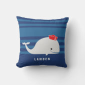 Whale | Personalisiertes Kissen (Vorderseite)